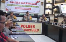 Tingkatkan Kinerja Para Satgas OMP, Kapolres Inhu Gelar Analisa dan Evaluasi OMP