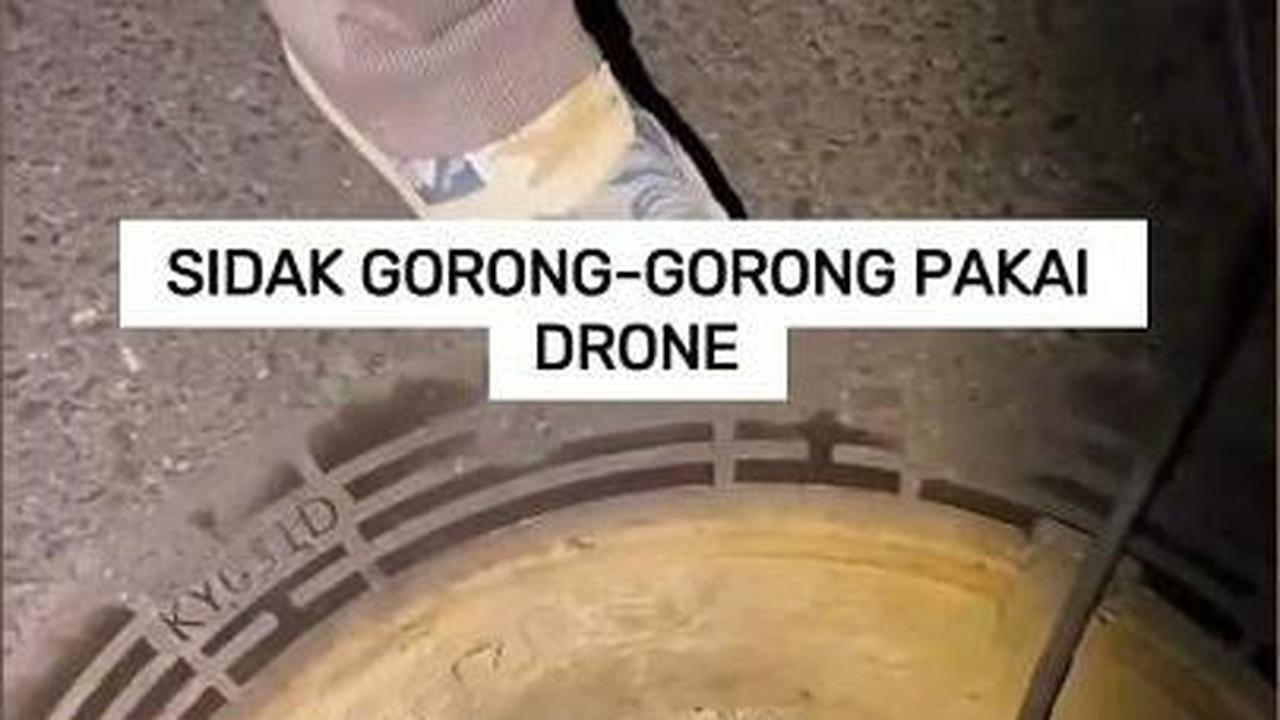 VIDEO: Sidak Gorong-gorong Pakai Drone