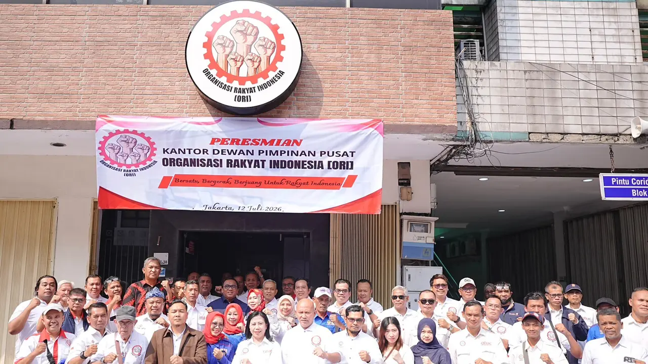 Organisasi Rakyat Indonesia (ORI) meresmikan Kantor Dewan Pimpinan Pusat (DPP) di kawasan Fatmawati, Jakarta Selatan, Jumat (17/6) (Istimewa)