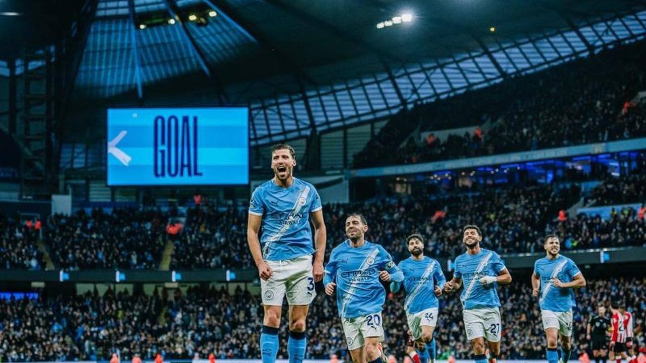 Hajar Sunderland 3-0, Man City Dekati Arsenal di Puncak Klasemen Liga Inggris