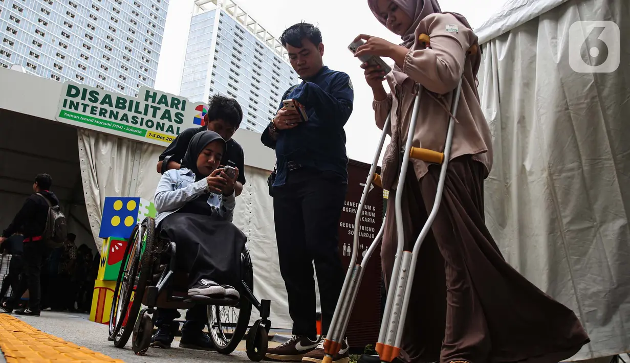 Tahun ini, Kementerian Sosial (Kemensos) merayakan peringatan Hari Disabilitas Internasional di Taman Ismail Marzuki (TIM), Jakarta pada 1 hingga 3 Desember 2024. (Liputan6.com/Angga Yuniar)