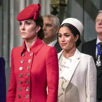 Meghan Markle dan Kate Middleton (Richard Pohle/Pool Photo via AP)