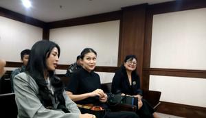 Marissa Anita dalam sidang cerai. (M Altaf Jauhar/Liputan6.com)