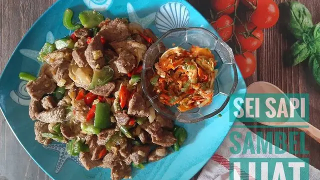 ilustrasi aneka resep sei sapi yang enak dan praktis/cookpad: @Queenza.kitchen