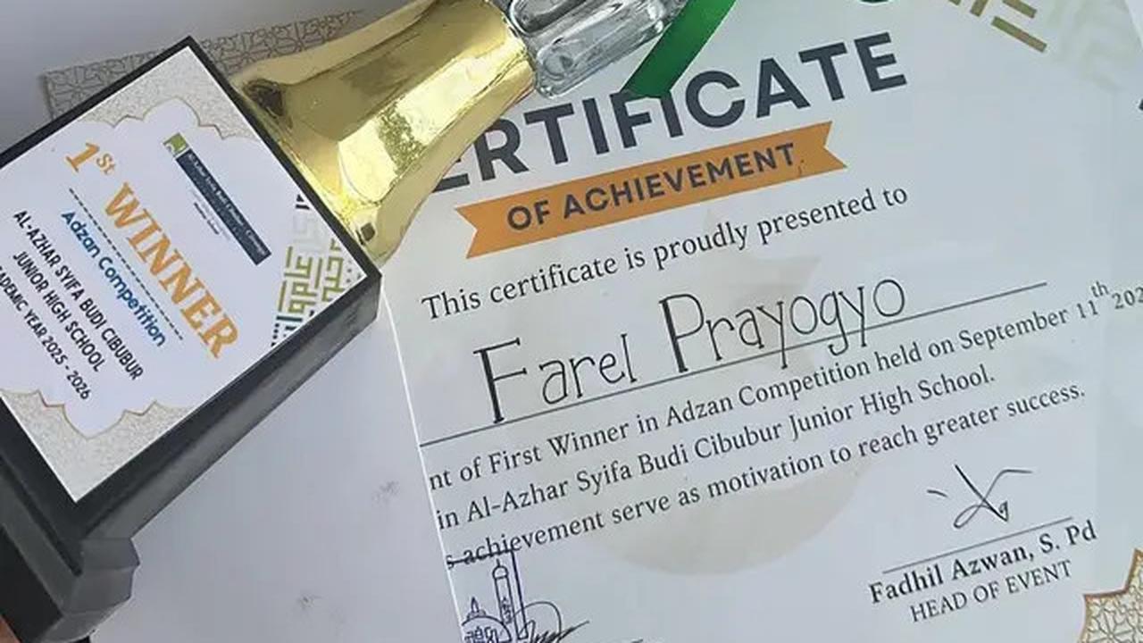 6 Potret Farel Prayoga Juara Lomba Azan di Sekolah, Suara Indah Jadi Kunci Utamanya