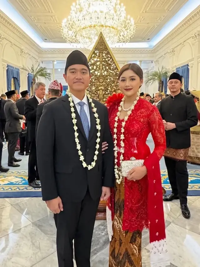 Erina Gudono di Upacara Kemerdekaan RI ke-80.