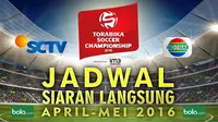 Jadwal siaran langsung Torabika Soccer Championship presented by IM3 Ooredoo. (Bola.com/Samsul Hadi)