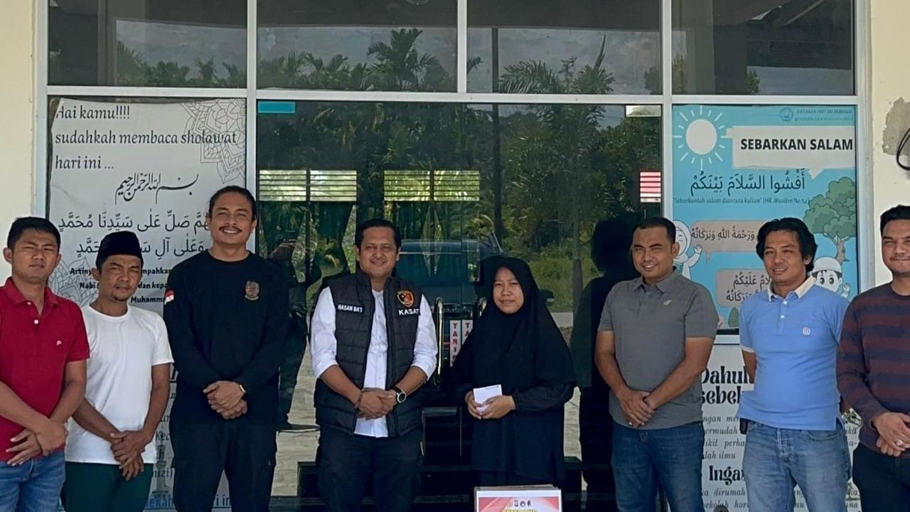 Satresnarkoba Polres Bengkalis Berbagi Sembako