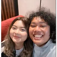 Marshel Widianto dan Cesen Eks JKT48. (Sumber: TikTok/@yanseniy)