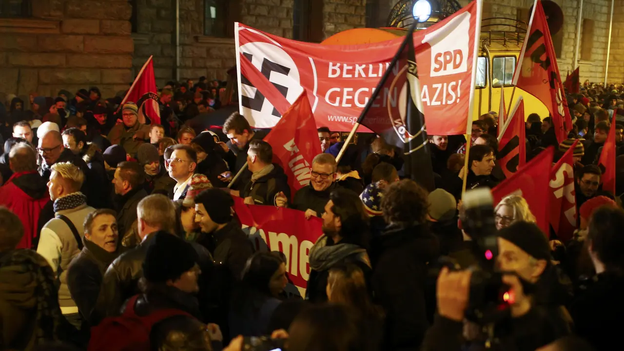 Demo anti-Pegida di Jerman