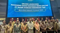 Peluncuran rekening dana nasabah (RDN) online PT Bank Syariah Indonesia Tbk, Selasa (16/1/2024). (Foto: Liputan6.com/Elga N)