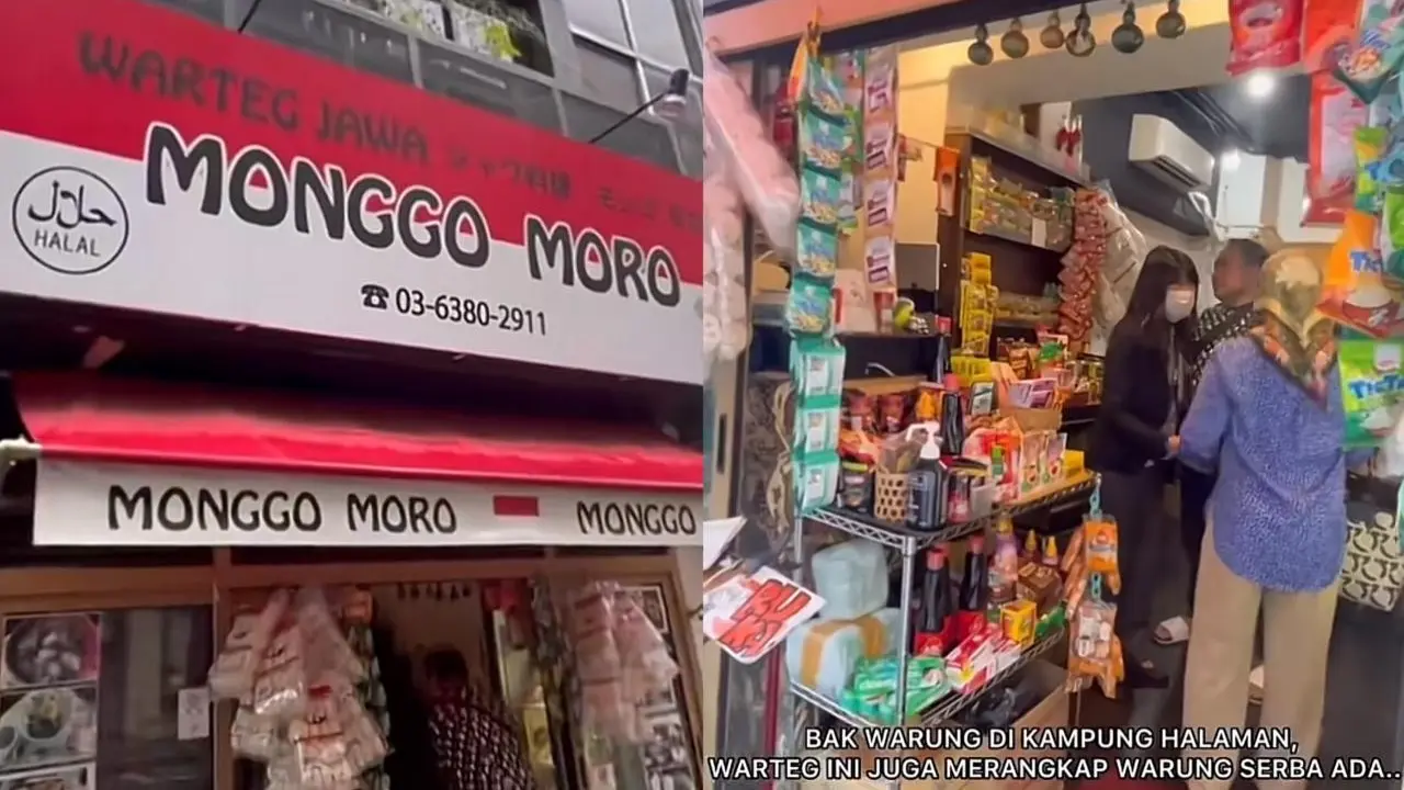 Warteg Monggo Moro, restoran ala Indonesia yang ada di area Shinjuku Tokyo Jepang