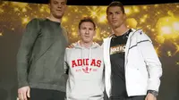 Cristiano Ronaldo, Manuel Neuer, dan Lionel Messi ( REUTERS/Arnd Wiegmann)