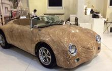 Keren, bodi Porsche 1959 model 356 ini diubah pakai ranting & rotan