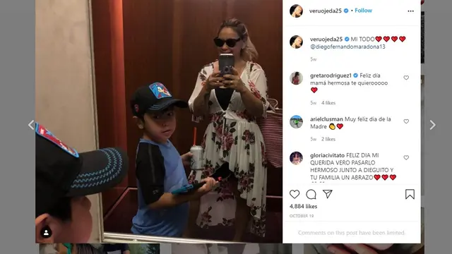 Veronica Ojeda, mantan pacar Diego Maradona