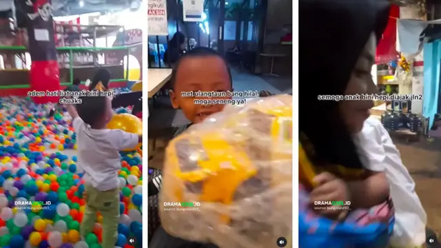 Berikan Kado untuk Putranya