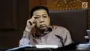 Terdakwa dugaan korupsi proyek e-KTP Setya Novanto saat mengikuti sidang lanjutan di Pengadilan Tipikor, Jakarta, Senin (15/1). Sidang bergaendakan mendengar keterangan saksi. (Liputan6.com/Helmi Fithriansyah)
