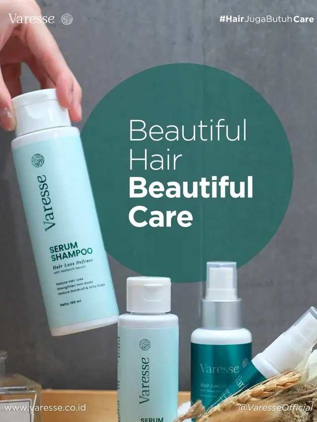 Produk Varesse: Serum Shampoo dan Hair Tonic Concentrate