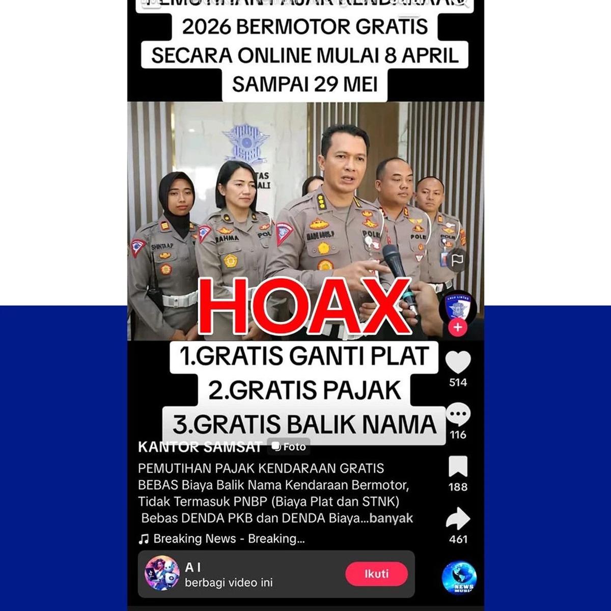 Penipuan Pemutihan Pajak Online
