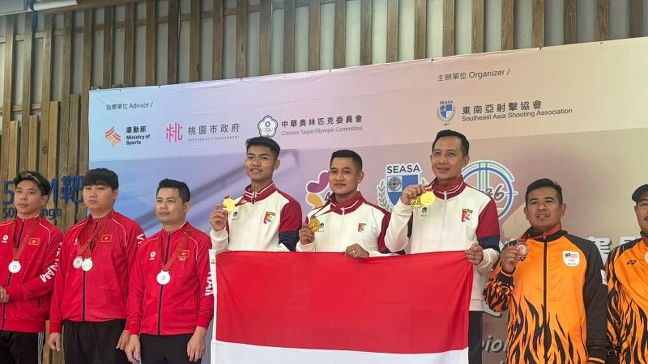 Prajurit Rindam Udayana Raih Emas di Kejuaraan Menembak Internasional Taipei