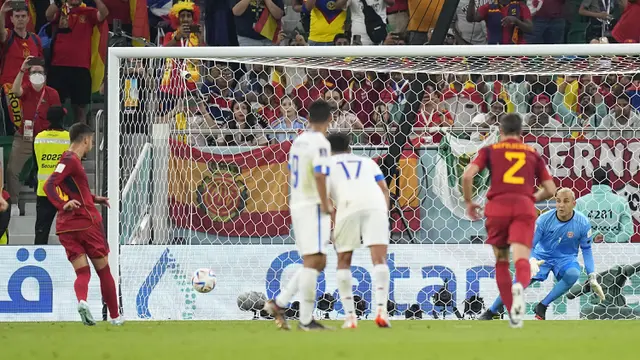 Foto: Kolaborasi Ciamik Pemain Tua dan Muda Spanyol Warnai Pesta Gol ke Gawang Kosta Rika di Piala Dunia 2022