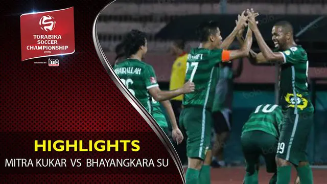 Video highlights TSC 2016 antara Mitra Kukar Vs Bhayangkara Surabaya United yang berakhir dengan skor 2-3 di Stadion Aji Imbut, Tenggarong.