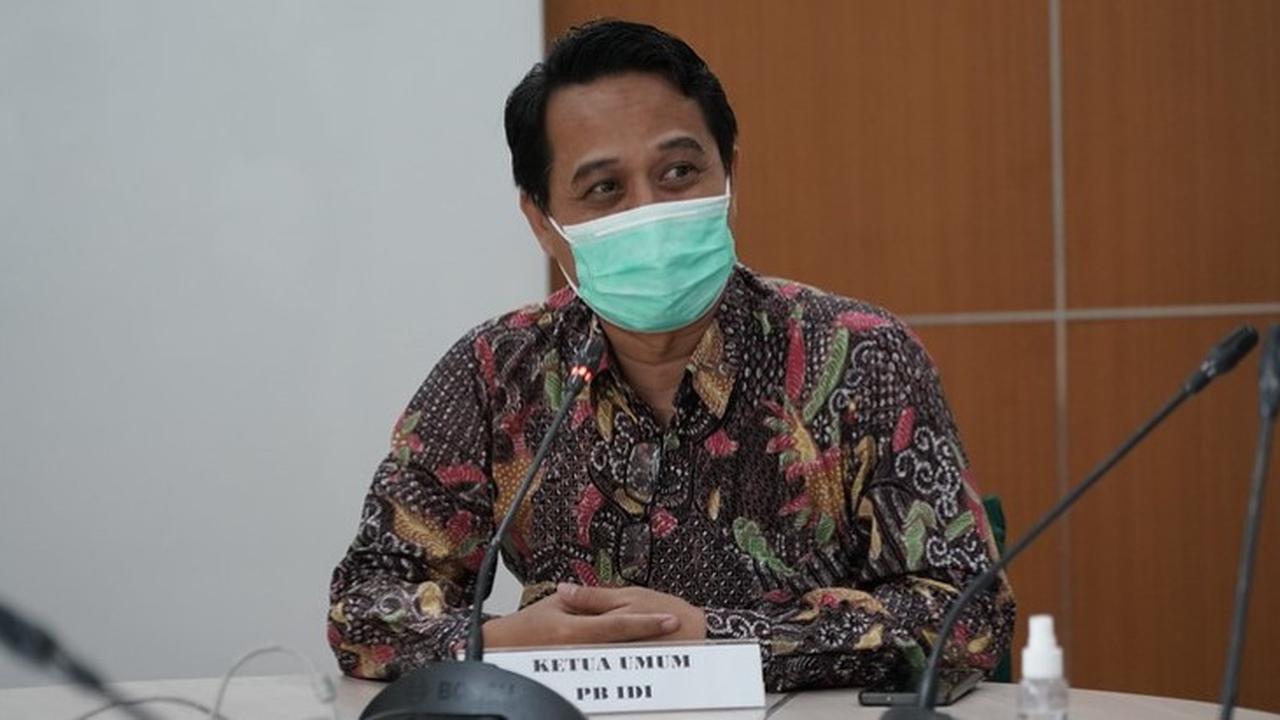 Ketua Umum Pengurus Besar Ikatan Dokter Indonesia (PB IDI) Daeng M Faqih