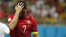 Portugal gagal meraih poin penuh saat berlaga kontra AS di penyisihan Piala Dunia 2014 Grup G di Stadion Amazonia, Manaus, Brasil, (23/6/2014). (REUTERS/Jorge Silva)