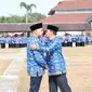 Sekretaris Daerah (Sekda) Kabupaten Tangerang, Mochamad Maesyal Rasyid bersama Bupati Ahmed Zaki Iskandar dalam suatu acara. (Istimewa)