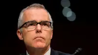 Deputi Direktur FBI, Andrew McCabe, dipecat hanya dua hari sebelum ia resmi dinyatakan pensiun oleh departemen tersebut. (Jim Watson/AFP)