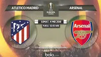 Semifinal Liga Europa Atletico Madrid Vs Arsenal (Bola.com/Adreanus Titus)