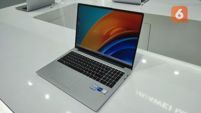 <p>Harga Huawei MateBook D16 di Indonesia. (/ Giovani Dio Prasasti)</p>