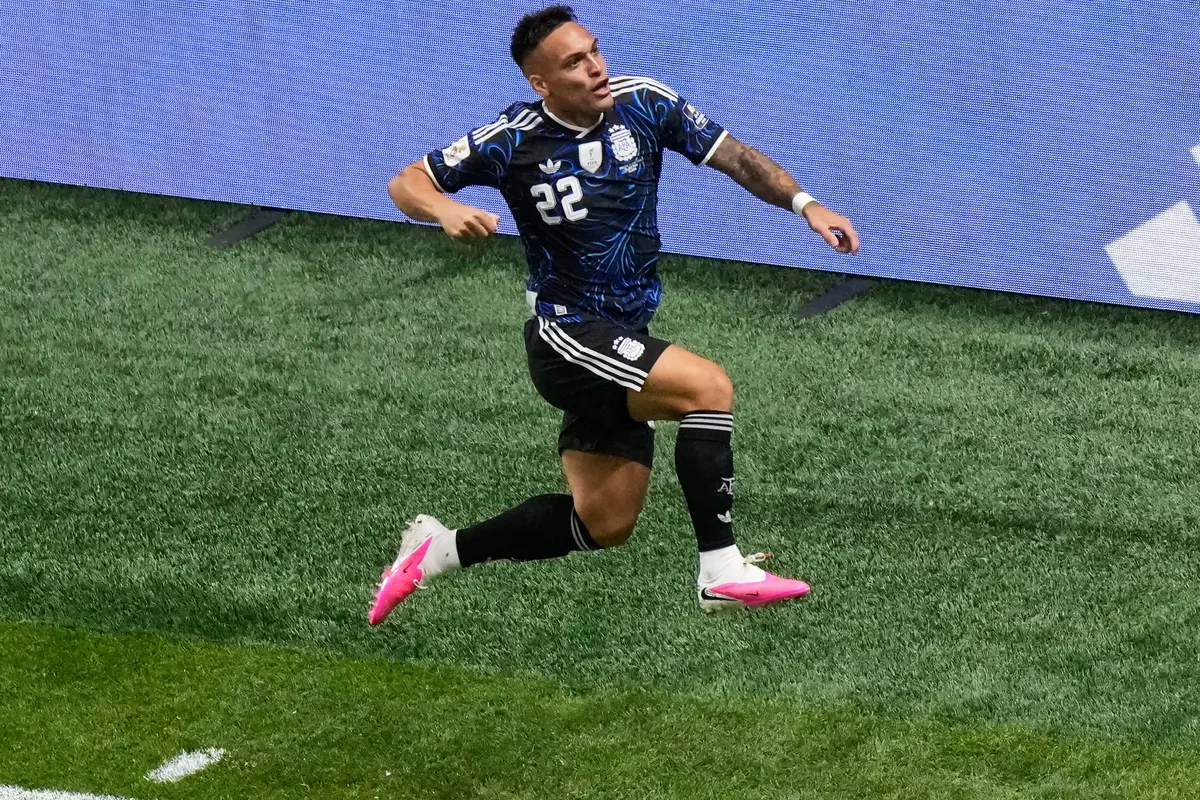 Pemain Argentina Lautaro Martinez