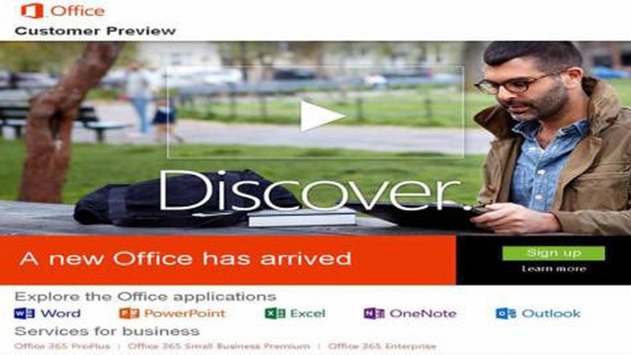 Microsoft rilis Office 2013 Customer Preview