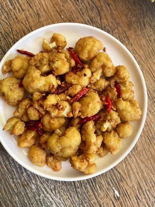 Kembang Kol Goreng Cabai Garam