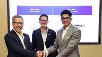 Serah terima kepemimpinan Clean Energy Task Force (CETF) ASEAN Council on Petroleum (ASCOPE) yang berlangsung pada Mid-Year Task Force Meeting di Singapura 23 April 2025. (Dok Pertamina)