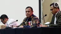 "Untuk kepentingan penyidikan, maka tim penyidik melakukan penahanan terhadap tersangka HH selama 20 hari," ujar Firli Bahuri dalam keterangannya. (Liputan6.com/Angga Yuniar)