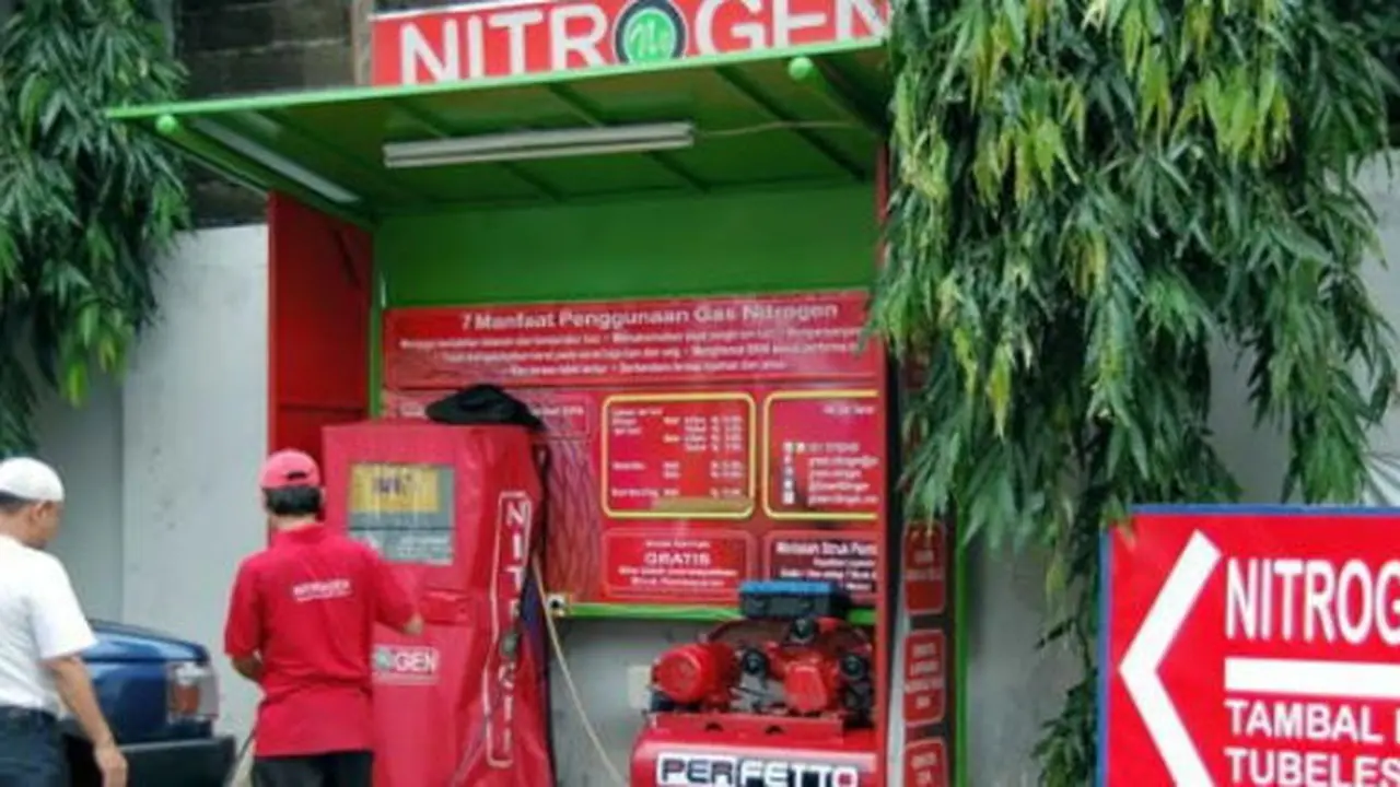Ilustrasi Isi Nitrogen di SPBU