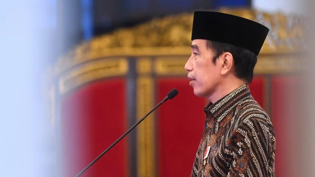 Jokowi saat membuka kongres HMI di Surabaya. (Foto: Instagram Jokowi)