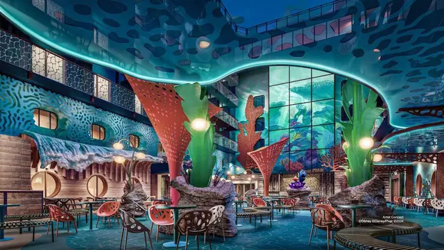 Disney Discovery Reef  di Disney Cruise Adventure Singapura, Dok. Disney Cruise