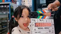 Terjun ke Dunia Entertainment, 6 Potret Gempi Anak Gading Marten dan Gisel Anastasia saat Jalani Syuting Film Modal Nekat
