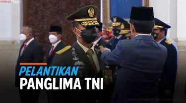 Jenderal Andika Perkasa resmi menjadi Panglima TNI usai dilantik Presiden Joko Widodo . Pelantikan dilaksanakan di Istana Negara hari Rabu (17/11) siang.