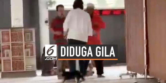 VIDEO: Polisi Periksa Kejiwaan Wanita Pembawa Anjing Masuk Masjid