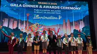 Ragnar Azhar Saddiq Lasabuda, siswa kelas 1 SD Sekolah Kharisma Bangsa, berhasil mengharumkan nama Indonesia di ajang Southeast Asian Mathematical Olympiad (SEAMO) X 2025 di Malaysia. (Tim News).