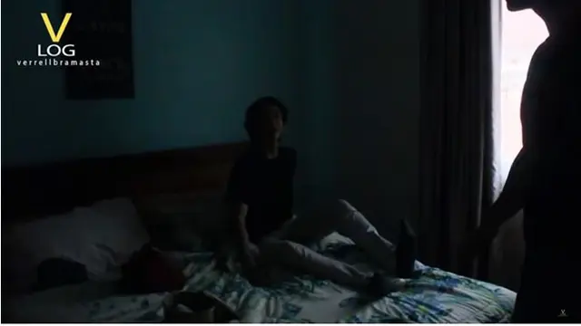 Kamar Megan Domani tampak sederhana dan simpel, namun sangat nyaman.