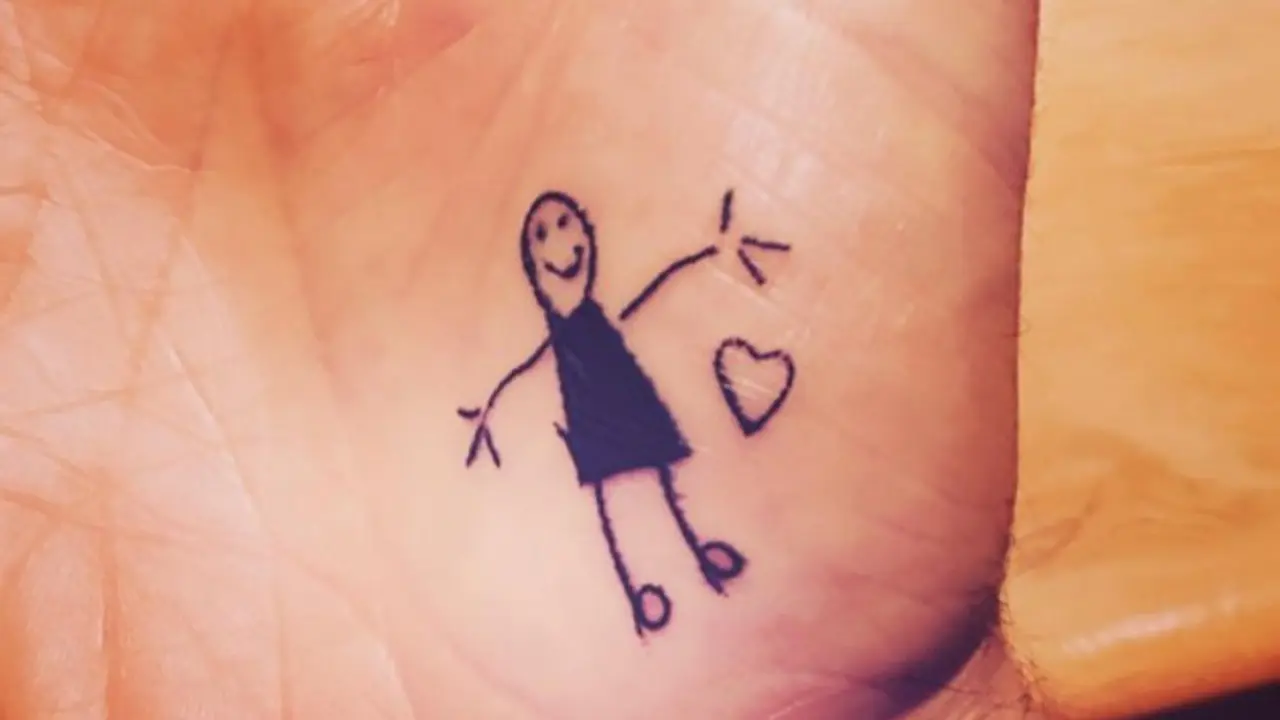 Ini Dia Tato Terbaru Beckham yang Dibuat Puterinya, Harper