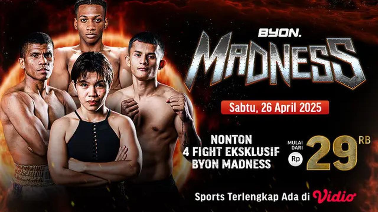 BYON Madness Tayang di Vidio, 2 Atlet Indonesia Bidik Sabuk Juara