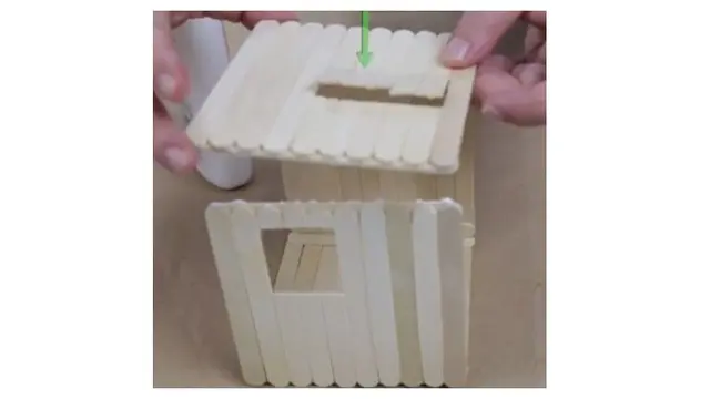 Cara Membuat Rumah dari Stik Es Krim