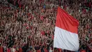 <p>Suporter&nbsp;Timnas Indonesia saat melawan Australia pada laga kedua Grup C Kualifikasi Piala Dunia 2026 Zona Asia di Stadion Utama Gelora Bung Karno (SUGBK), Jakarta Pusat, pada Selasa (10/9/2024). (Bola.com/Bagaskara Lazuardi)</p>