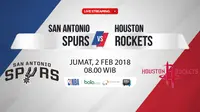 San Antonio Spurs Vs Houston Rockets (Bola.com/Adreanus Titus)